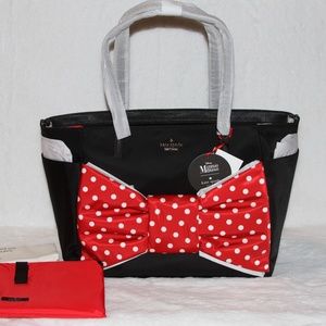 NWT Disney Minnie x Kate Spade Diaper Baby Bag